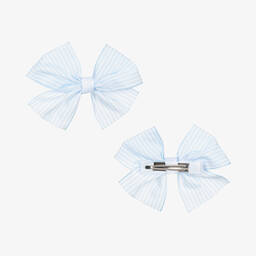 Pretty Originals-Топ и голубая юбка из хлопка для девочек | Childrensalon Outlet