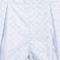 Pretty Originals-Girls Blue Shirt & Shorts Set | Childrensalon Outlet