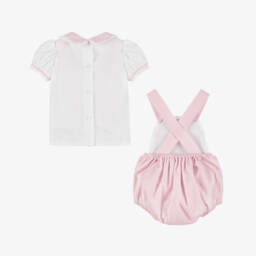 Pretty Originals-Розовый хлопковый комплект с зайчиком для девочек | Childrensalon Outlet