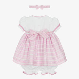 Pretty Originals-Розовое платье в клетку со сборками и трусики | Childrensalon Outlet