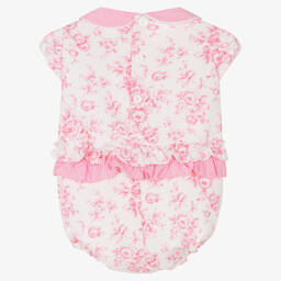 Pretty Originals-Girls Pink Cotton Shortie | Childrensalon Outlet