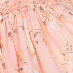 Pretty Originals-Розовое шифоновое платье и панталоны в цветочек | Childrensalon Outlet