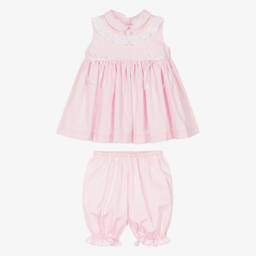 Pretty Originals-Girls Pink Ruffle Dress Ensemble | Childrensalon Outlet
