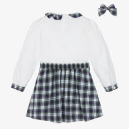 Pretty Originals-Girls Tartan Check Skirt Ensemble | Childrensalon Outlet