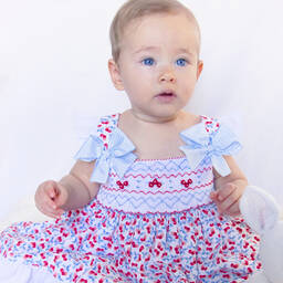 Pretty Originals-Белый комплект с платьем со сборками | Childrensalon Outlet