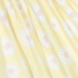 بريتي أوريجينال-طقم فستان قطن بوبلين لون أصفر وأبيض | Childrensalon Outlet