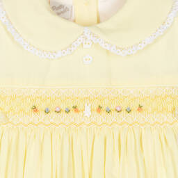 Pretty Originals-Желтый комплект из хлопка с платьем со сборками | Childrensalon Outlet