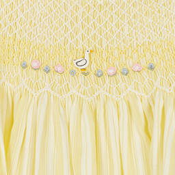 بريتي أوريجينال-طقم ليقنز قطن سموك لون أصفر للبنات | Childrensalon Outlet