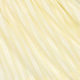 بريتي أوريجينال-طقم تنورة قطن لون أصفر وأبيض | Childrensalon Outlet