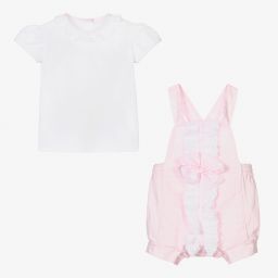 Pretty Originals-Комплект с розовыми шортами на бретелях | Childrensalon Outlet