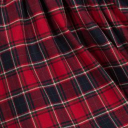 بريتي أوريجينال-طقم تنورة 3 قطع قطن تارتان لون أبيض وأحمر | Childrensalon Outlet