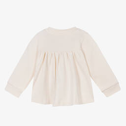 PUCCI-Baby Girls Ivory Sweatshirt | Childrensalon Outlet