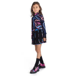 PUCCI-Girls Black Vivara Pattern Skort | Childrensalon Outlet