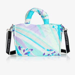 PUCCI-Girls Blue Lilly Quilted Bag | Childrensalon Outlet