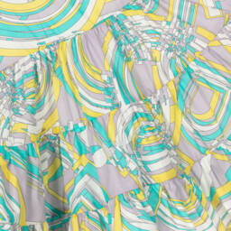 PUCCI-Girls Esploso Cotton Dress | Childrensalon Outlet