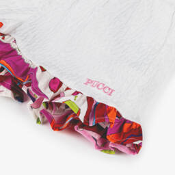 PUCCI-Шорты из хлопка с мотивом Fontane для девочек | Childrensalon Outlet