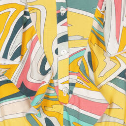 PUCCI-Girls Green Lance Jumpsuit | Childrensalon Outlet