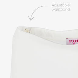 PUCCI-Кремовая юбка Iride с волнистым краем для девочек | Childrensalon Outlet