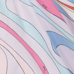 PUCCI-Girls Lilac Purple Viscose Marmo Skirt | Childrensalon Outlet