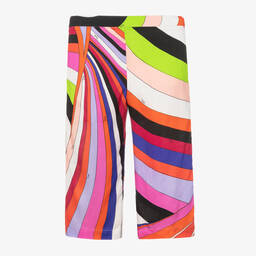 PUCCI-Girls Multicoloured Iride Print Trousers | Childrensalon Outlet