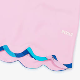 PUCCI-Girls Pink Iride Design Dress | Childrensalon Outlet