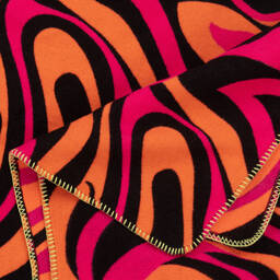 PUCCI-Girls Pink Iride Multicolour Wool & Silk Cape | Childrensalon Outlet