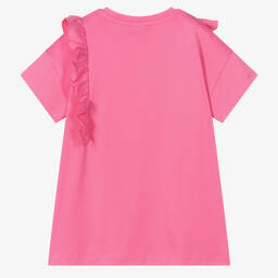 PUCCI-Girls Pink Logo T-Shirt Dress | Childrensalon Outlet