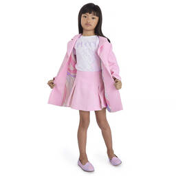 PUCCI-Розовые туфли с принтом Marmo | Childrensalon Outlet