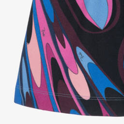 PUCCI-Girls Pink Print Jersey Skirt | Childrensalon Outlet