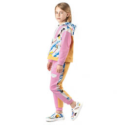 PUCCI-Girls Pink Ranuncoli Joggers | Childrensalon Outlet