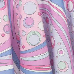 PUCCI-Girls Poplin Skirt in Pastel Hues | Childrensalon Outlet