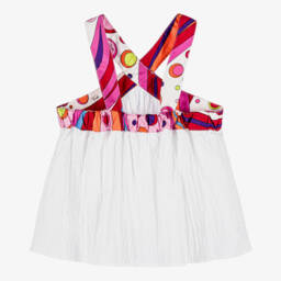 PUCCI-Girls Pure Cotton Fontane Print Top | Childrensalon Outlet