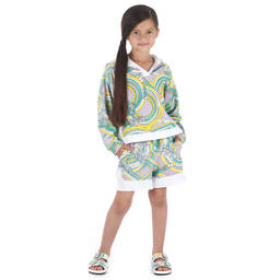 PUCCI-Girls Purple Esploso Hoodie | Childrensalon Outlet