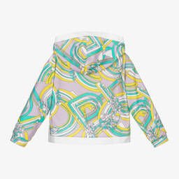 PUCCI-Girls Purple Esploso Hoodie | Childrensalon Outlet