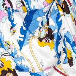 PUCCI-Girls Ranuncoli Silk Dress | Childrensalon Outlet