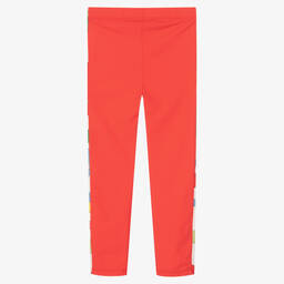 PUCCI-Красные легинсы с принтом Marmo | Childrensalon Outlet