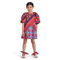 PUCCI-Яркое платье с узором Festa для девочек | Childrensalon Outlet