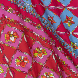 PUCCI-Яркое платье с узором Festa для девочек | Childrensalon Outlet