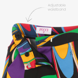 PUCCI-Girls Vibrant Onde Pattern Trousers | Childrensalon Outlet