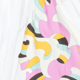 PUCCI-Girls White Ranuncoli Skirt | Childrensalon Outlet
