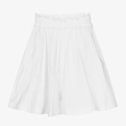 PUCCI-Girls White Ranuncoli Skirt | Childrensalon Outlet