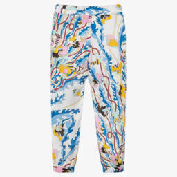 PUCCI-Girls White Ranuncoli Trousers | Childrensalon Outlet