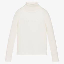 PUCCI-Ivory Lilly Roll Neck Sweater | Childrensalon Outlet