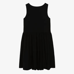 PUCCI-Teen Girls Black Cotton Sleeveless Dress | Childrensalon Outlet
