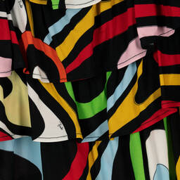 PUCCI-Teen Girls Black Marmo Print Top | Childrensalon Outlet