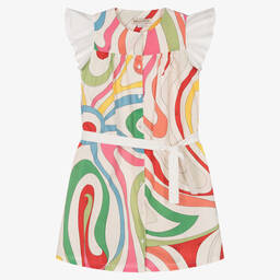 PUCCI-Teen Girls Cotton Marmo Dress | Childrensalon Outlet