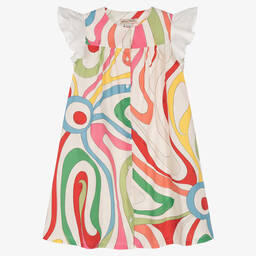PUCCI-Teen Girls Cotton Marmo Dress | Childrensalon Outlet