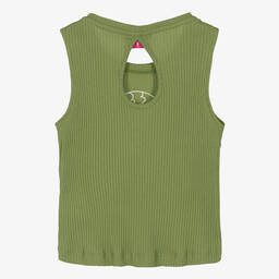 PUCCI-Teen Girls Green Fish Logo Top | Childrensalon Outlet