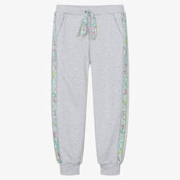 PUCCI-Серые хлопковые джоггеры с принтом Iride | Childrensalon Outlet