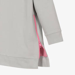 PUCCI-Teen Girls Grey Cotton Sweatshirt Dress | Childrensalon Outlet